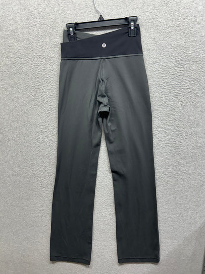 Lululemon Throwback Astro Flare Pant Size 4 Graphite Grey | Black