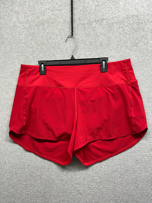 Lululemon Speed Up High-Rise Short 4" Size 16 Dark Red