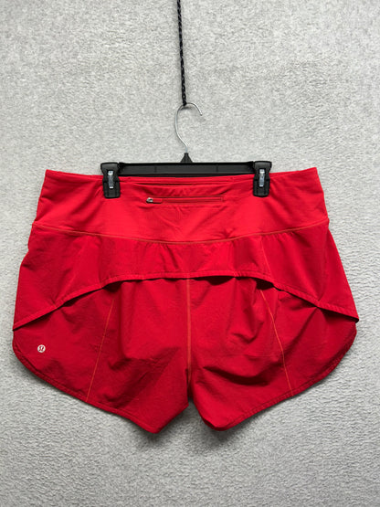 Lululemon Speed Up High-Rise Short 4" Size 16 Dark Red