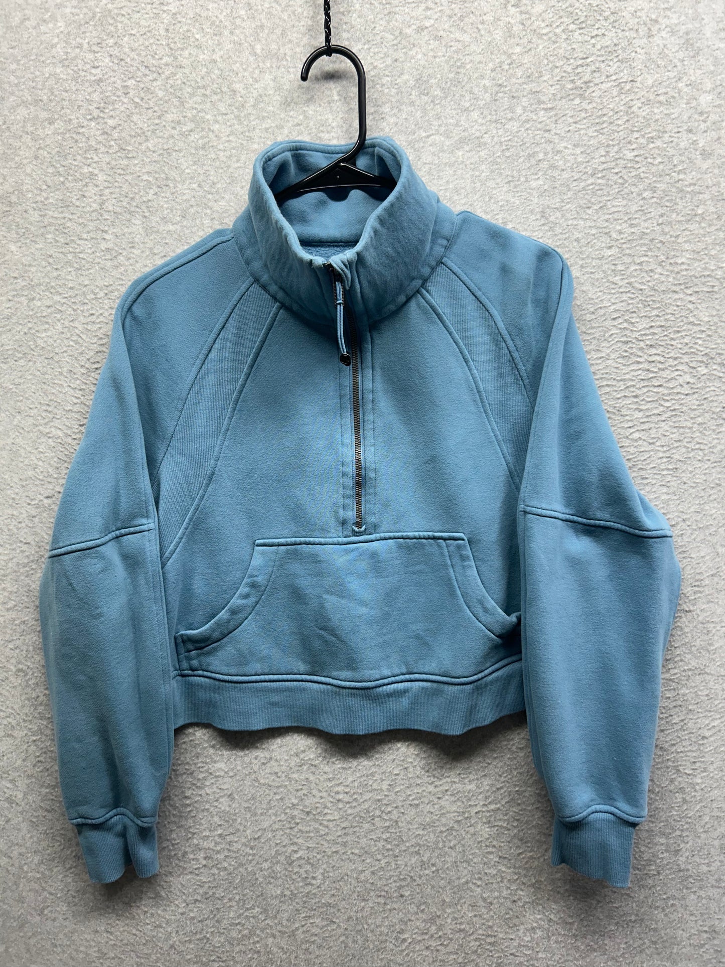 Lululemon Scuba Oversized Funnel Neck Half Zip Size XS/S Utility Blue