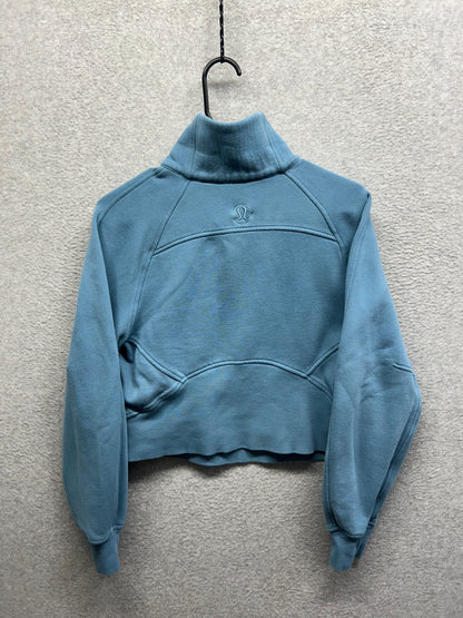 Lululemon Scuba Oversized Funnel Neck Half Zip Size XS/S Utility Blue