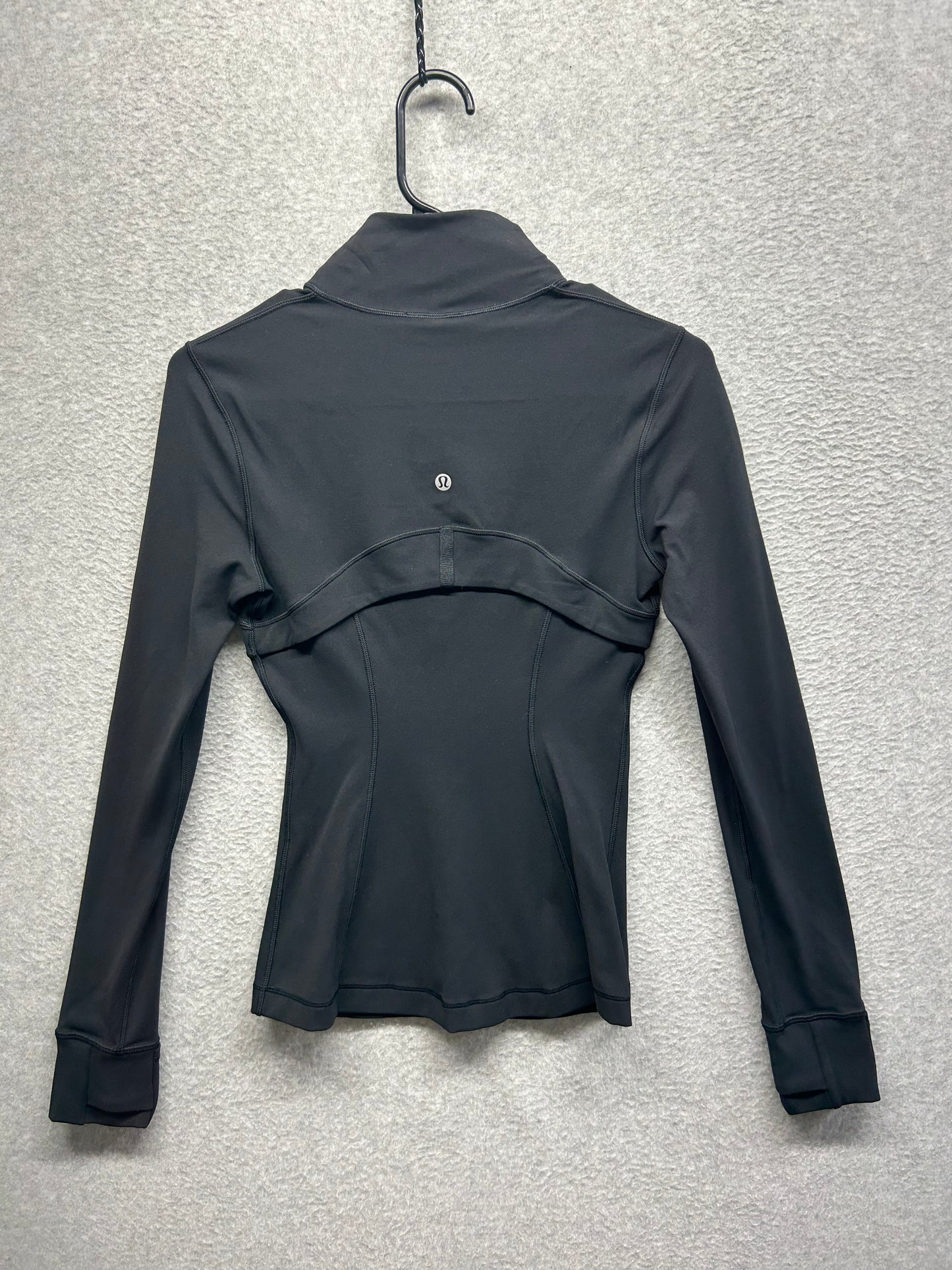 Lululemon Define Jacket Nulu Size 4 Black (Square Dot)