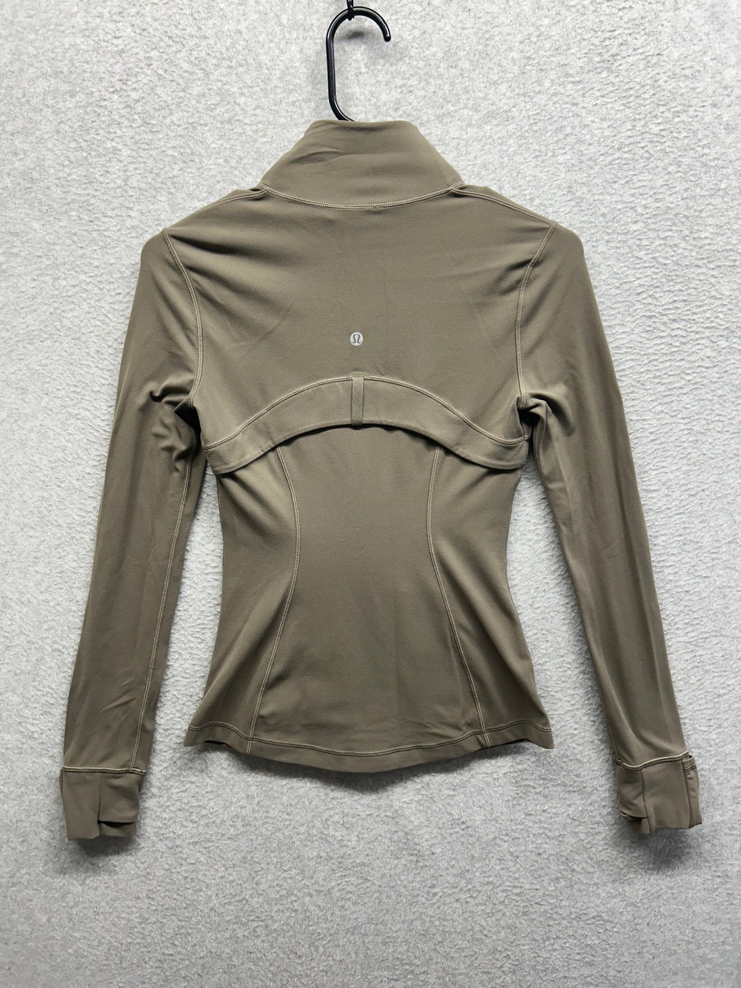 Lululemon Define Jacket Nulu Size 4 Nomad (Sqaure Dot)