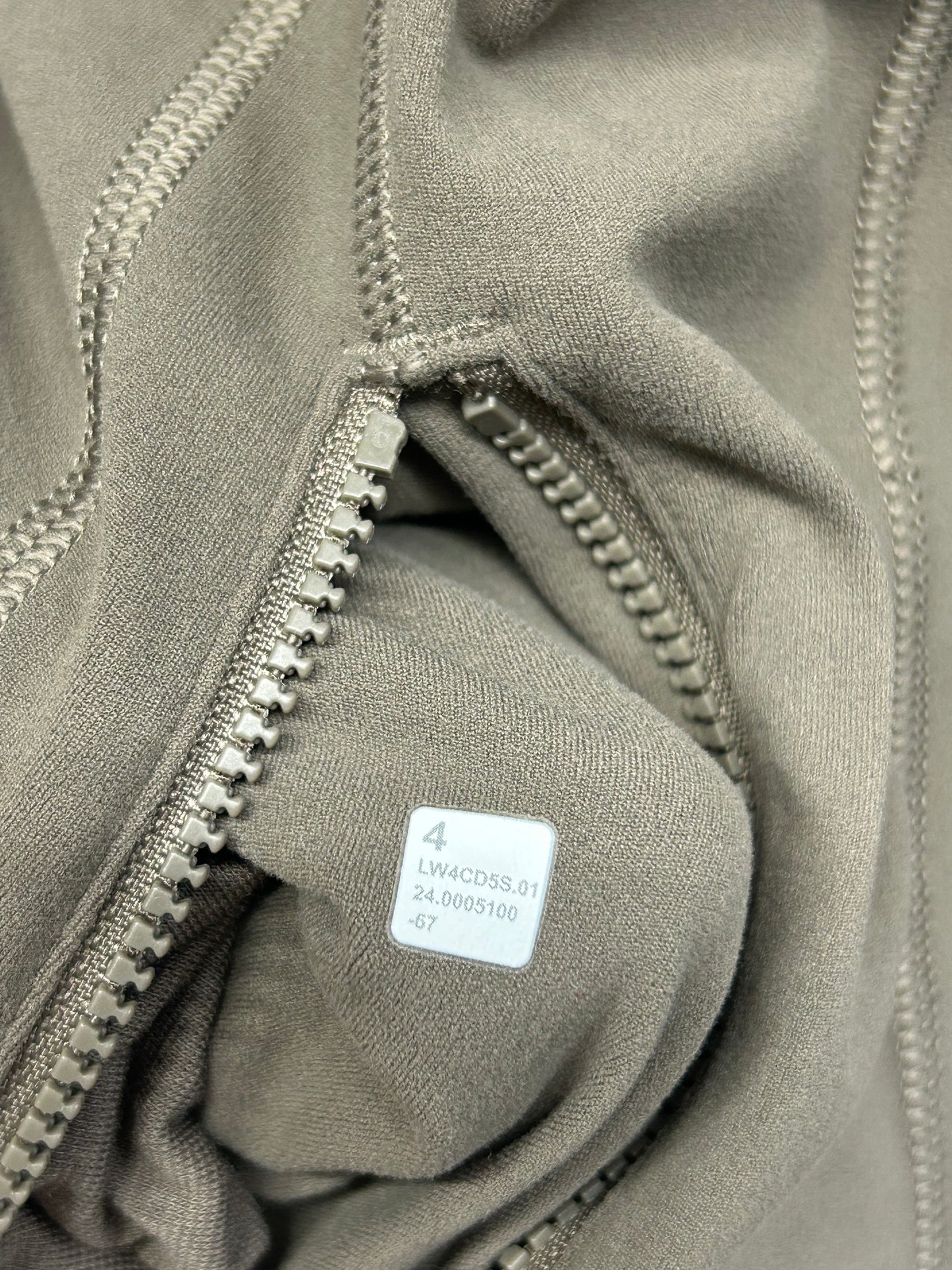 Lululemon Define Jacket Nulu Size 4 Nomad (Sqaure Dot)