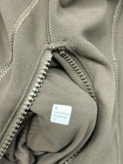 Lululemon Define Jacket Nulu Size 4 Nomad (Sqaure Dot)