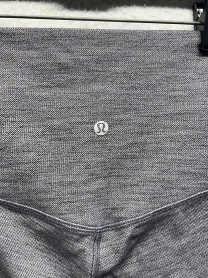 Lululemon Align Pant Super High-Rise 28" Size 2 Mini Heathered Herringbone Heathered Black