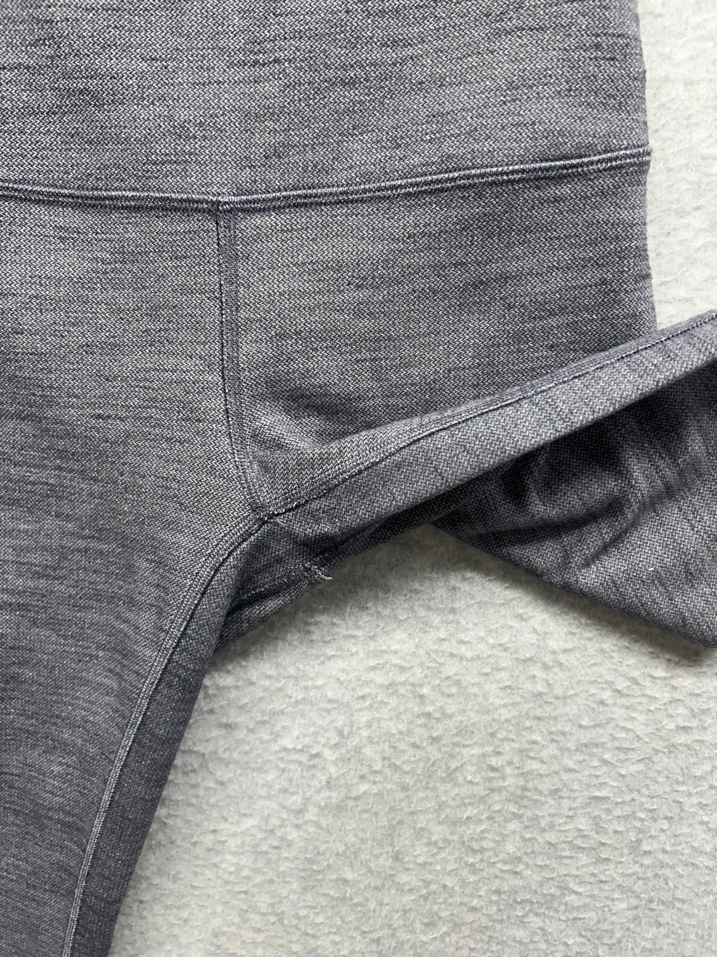 Lululemon Align Pant Super High-Rise 28" Size 2 Mini Heathered Herringbone Heathered Black