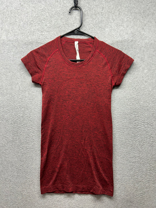 Lululemon Swiftly Tech Short Sleeve Crew Size 4 True Red / Red
