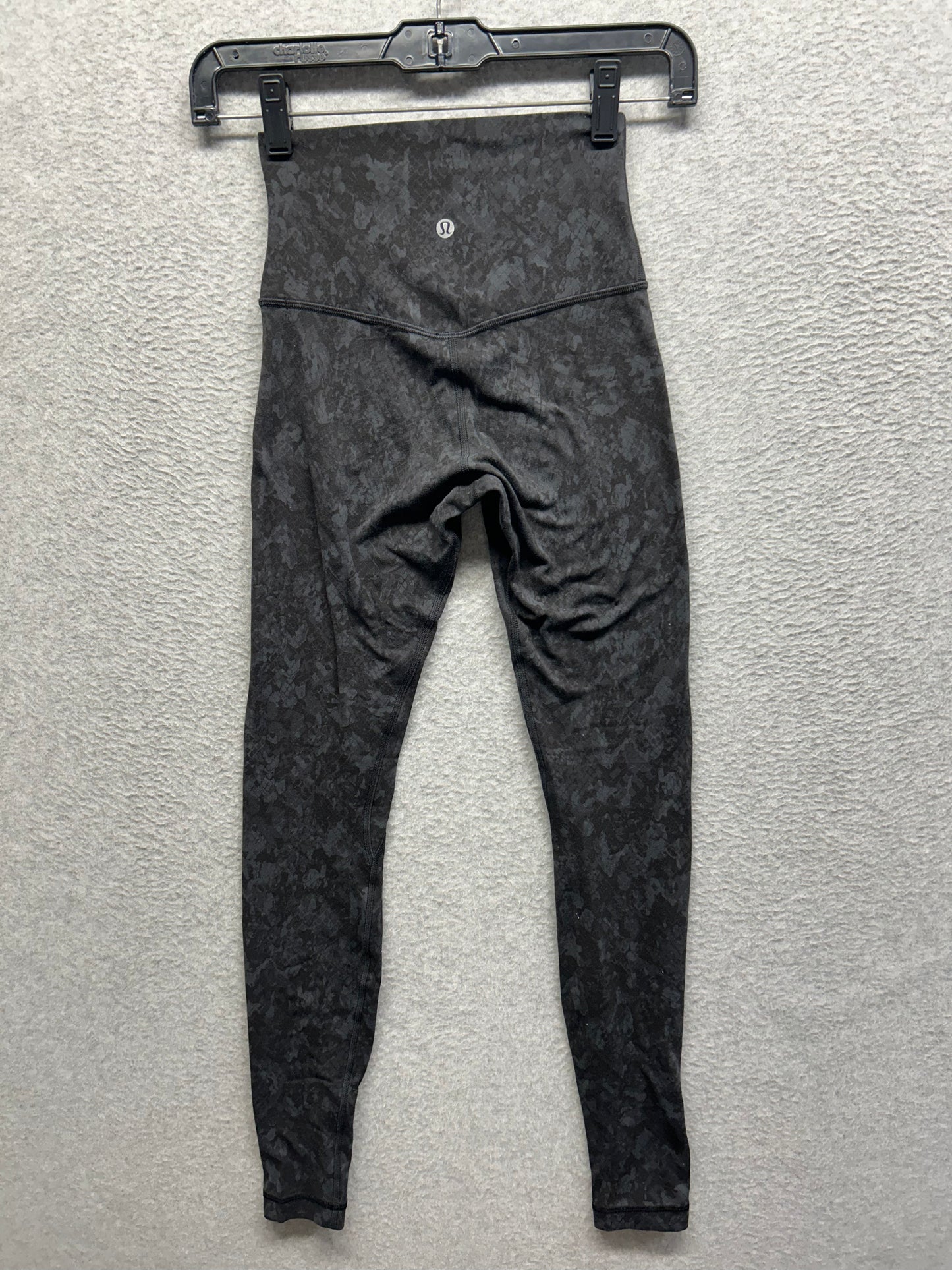 Lululemon Align High-Rise Pant 28" Size 2 Hideaway Camo Deep Coal Multi