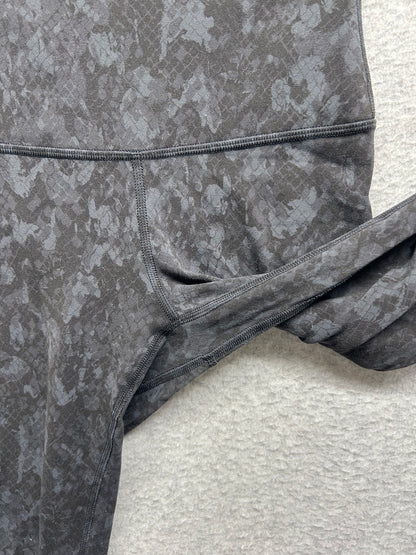 Lululemon Align High-Rise Pant 28" Size 2 Hideaway Camo Deep Coal Multi