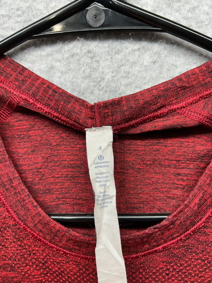 Lululemon Swiftly Tech Short Sleeve Crew Size 4 True Red / Red