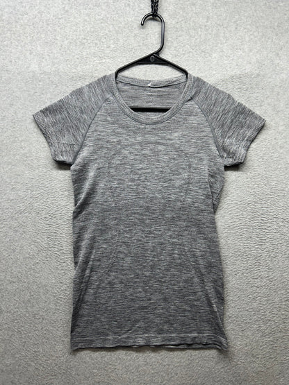 Lululemon Swiftly Tech Short Sleeve Crew Size 8 Heathered Slate