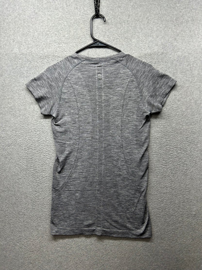 Lululemon Swiftly Tech Short Sleeve Crew Size 8 Heathered Slate