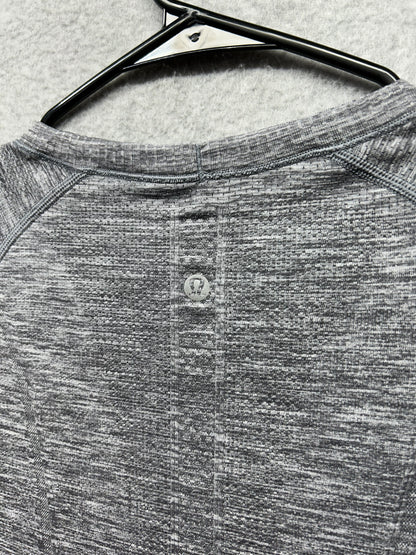 Lululemon Swiftly Tech Short Sleeve Crew Size 8 Heathered Slate