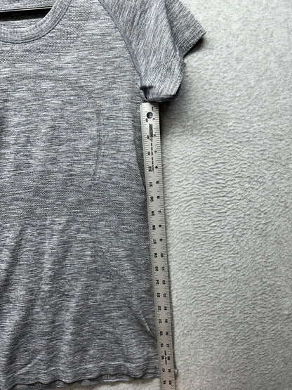Lululemon Swiftly Tech Short Sleeve Crew Size 8 Heathered Slate