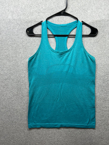 Lululemon Run: Swiftly Tech Racerback Size 8 Heathered Surge