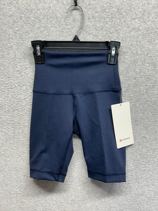 Lululemon Wunder Train High Rise Short 8" Size 0 True Navy
