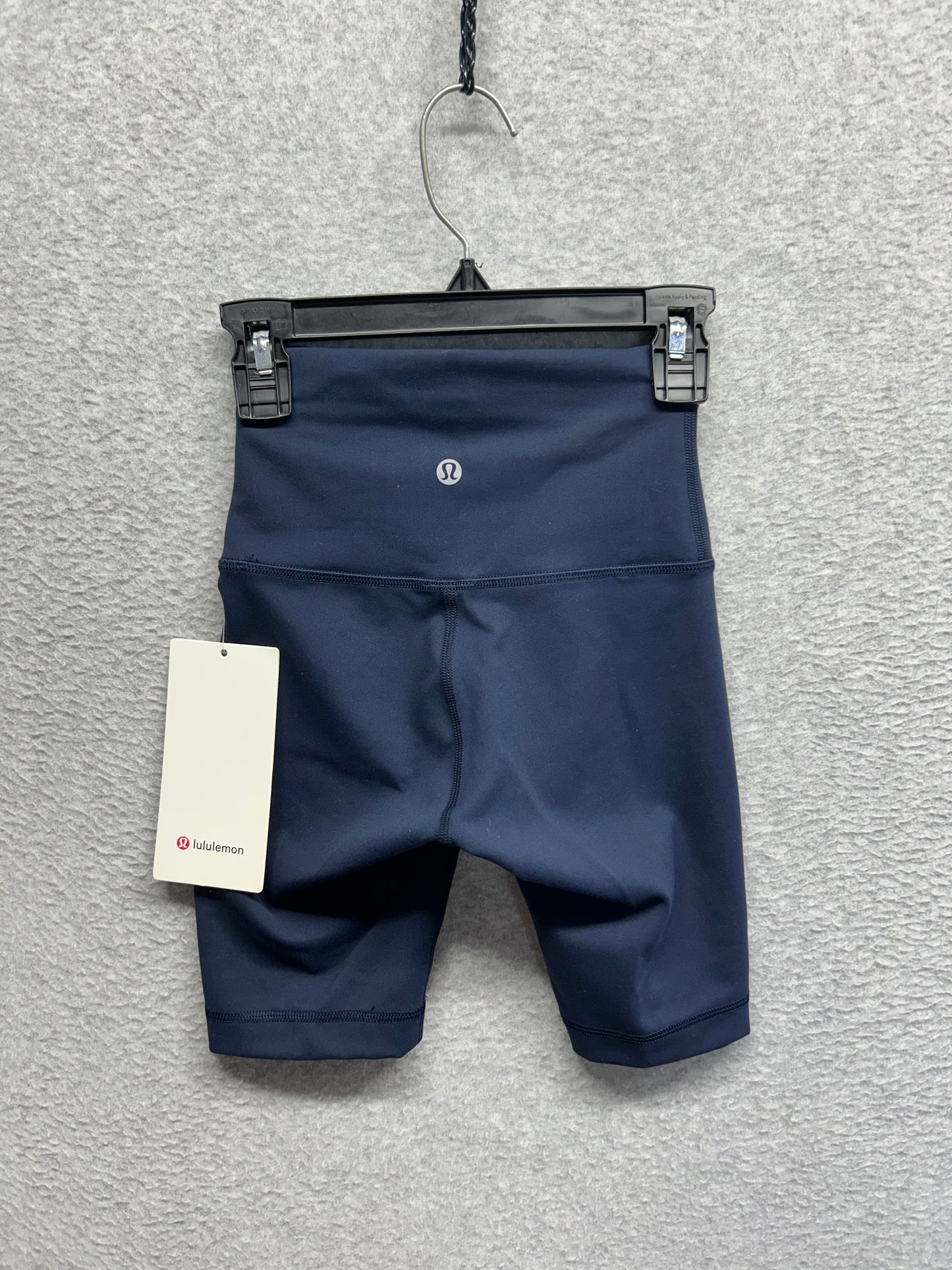 Lululemon Wunder Train High Rise Short 8" Size 0 True Navy