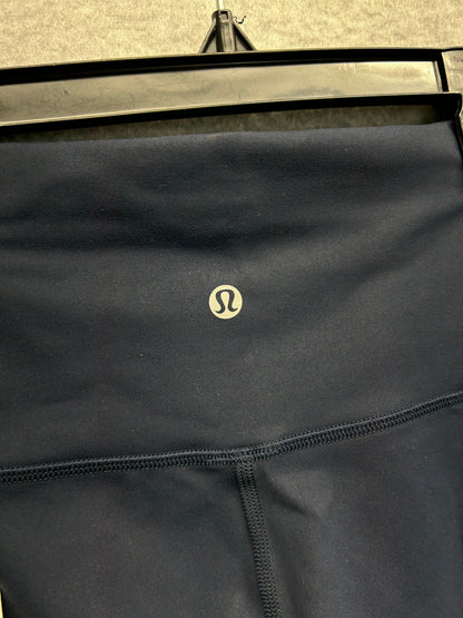 Lululemon Wunder Train High Rise Short 8" Size 0 True Navy