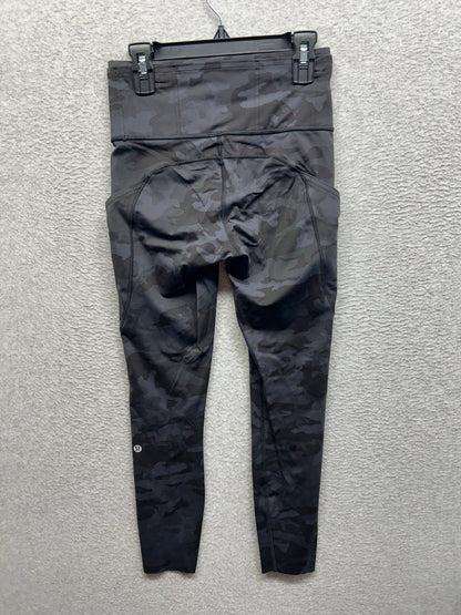 Lululemon Fast and Free Tight II 25" Nulux Size 4 Heritage 365 Camo Deep Coal Multi