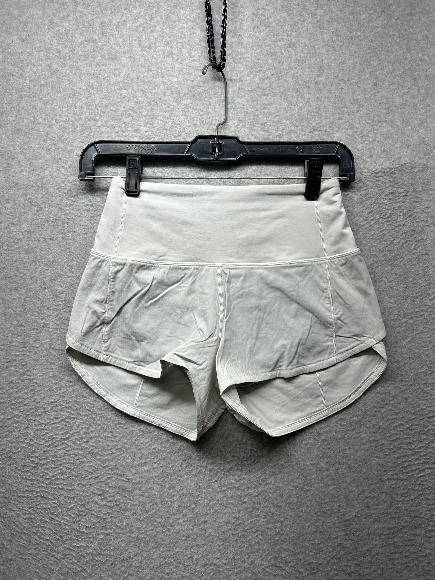 Lululemon Speed Up Short High-Rise 2.5" Size 0 White