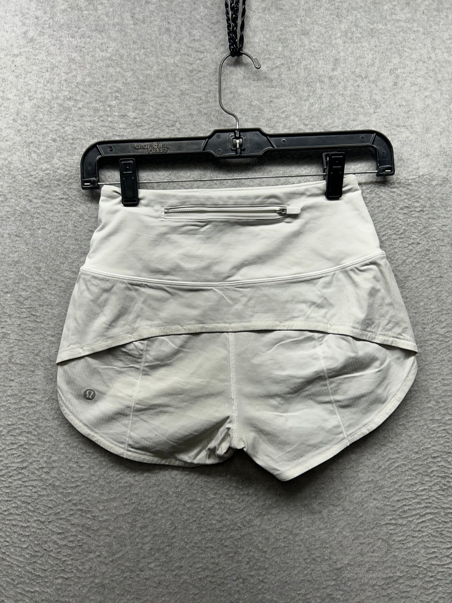 Lululemon Speed Up Short High-Rise 2.5" Size 0 White
