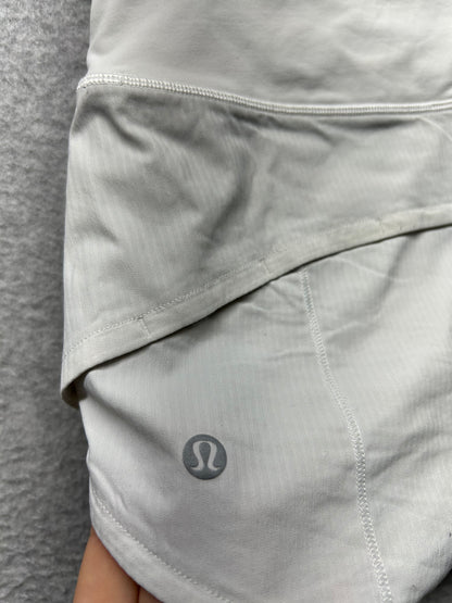 Lululemon Speed Up Short High-Rise 2.5" Size 0 White
