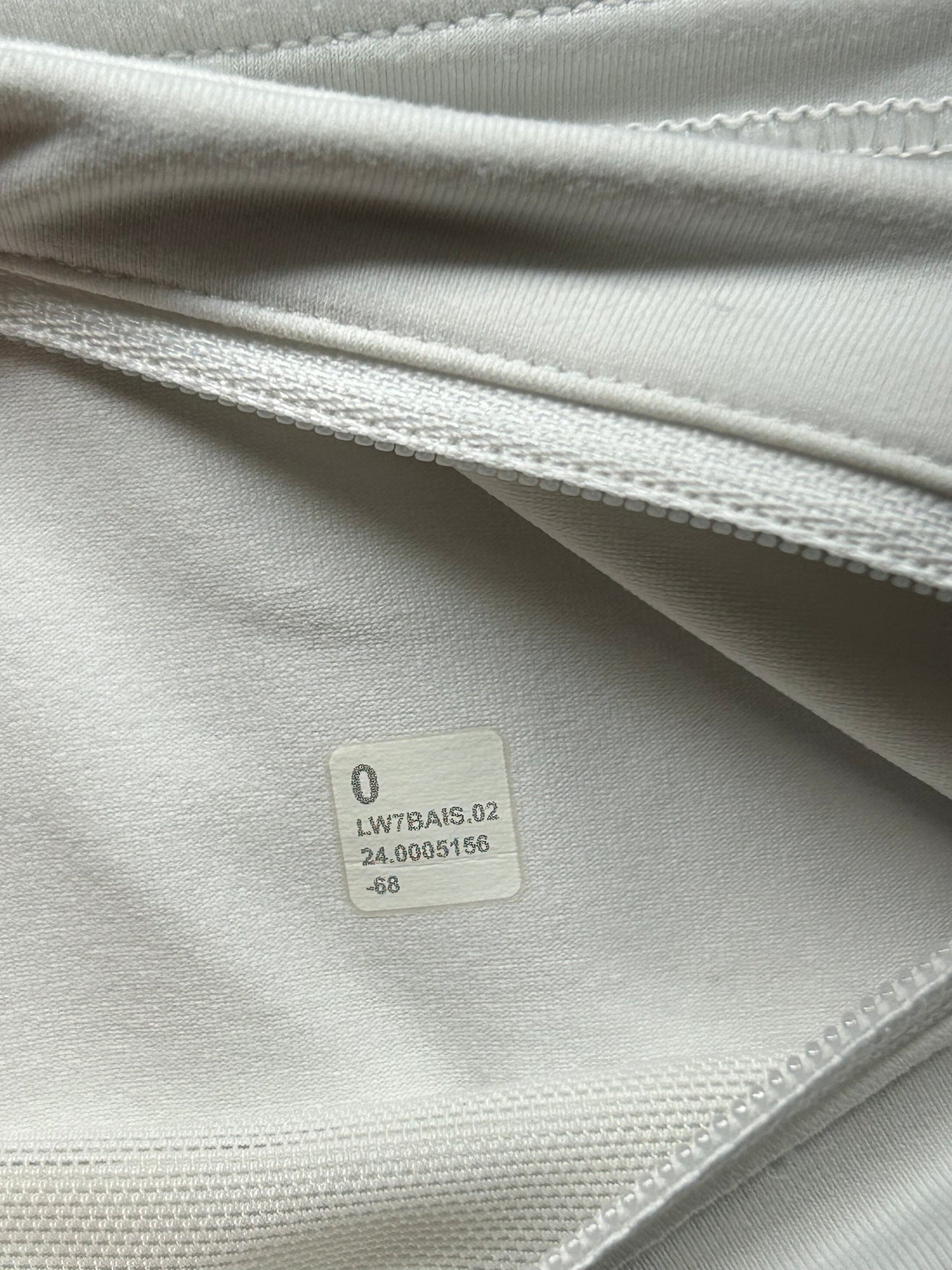 Lululemon Speed Up Short High-Rise 2.5" Size 0 White