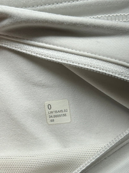 Lululemon Speed Up Short High-Rise 2.5" Size 0 White