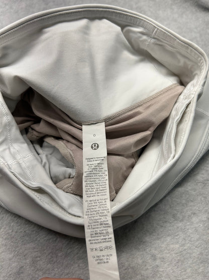 Lululemon Speed Up Short High-Rise 2.5" Size 0 White