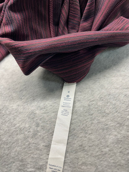 Lululemon Tube And From Skirt Size 4 Cyber Red Grape Bordeaux Drama