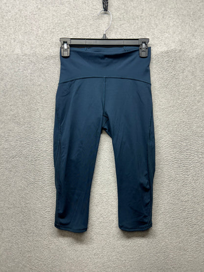 Lululemon Train Times Crop 16.5" Size 6 Nocturnal Teal