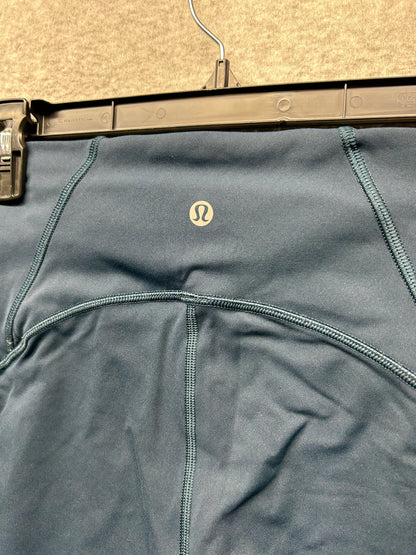 Lululemon Train Times Crop 16.5" Size 6 Nocturnal Teal