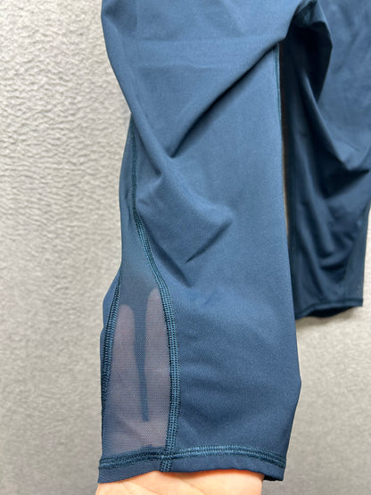 Lululemon Train Times Crop 16.5" Size 6 Nocturnal Teal