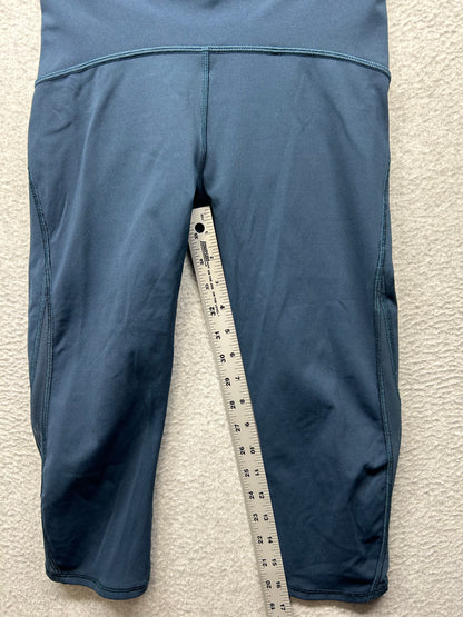 Lululemon Train Times Crop 16.5" Size 6 Nocturnal Teal