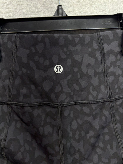 Lululemon Pace Rival High-Rise Crop 22" Size 4 Formation Camo Deep Coal Multi