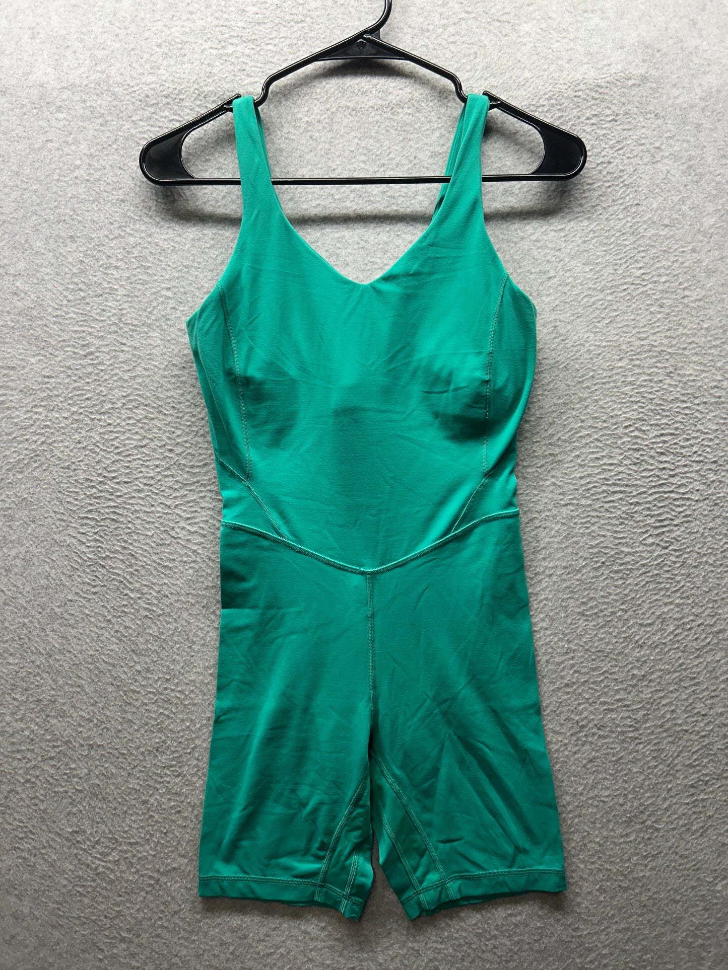Lululemon Align Bodysuit 8" Size 6 Maldives Green
