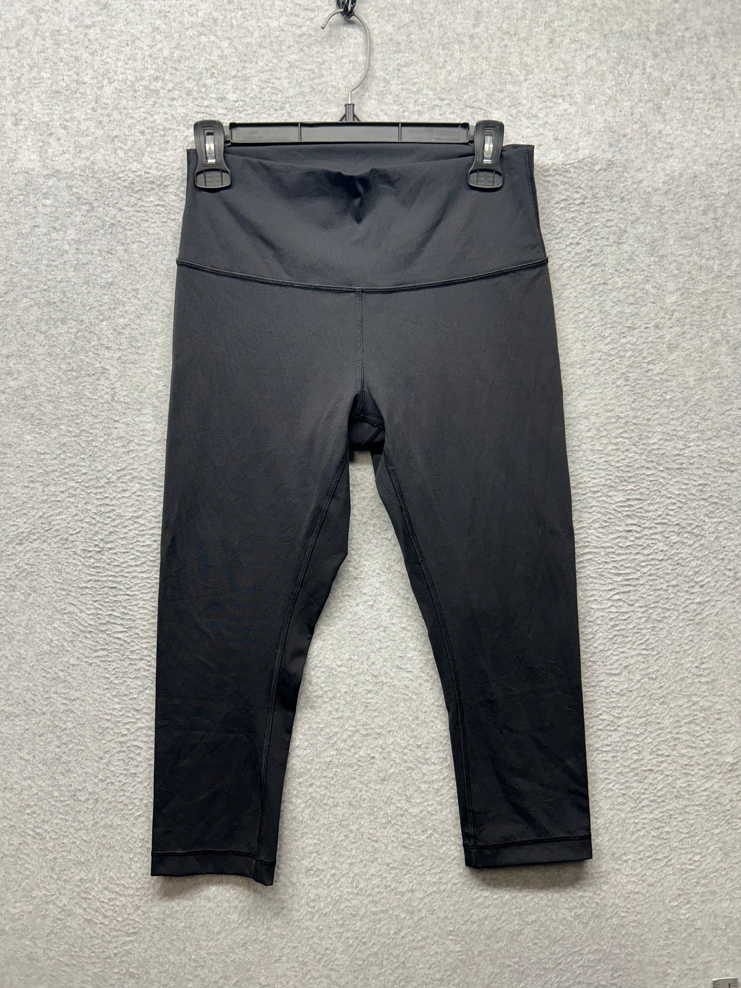 Lululemon Wunder Under Crop High-Rise Full-On Luxtreme 20" Size 8 Black