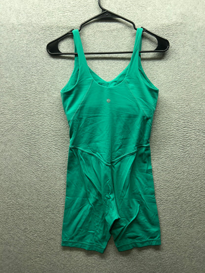 Lululemon Align Bodysuit 8" Size 6 Maldives Green