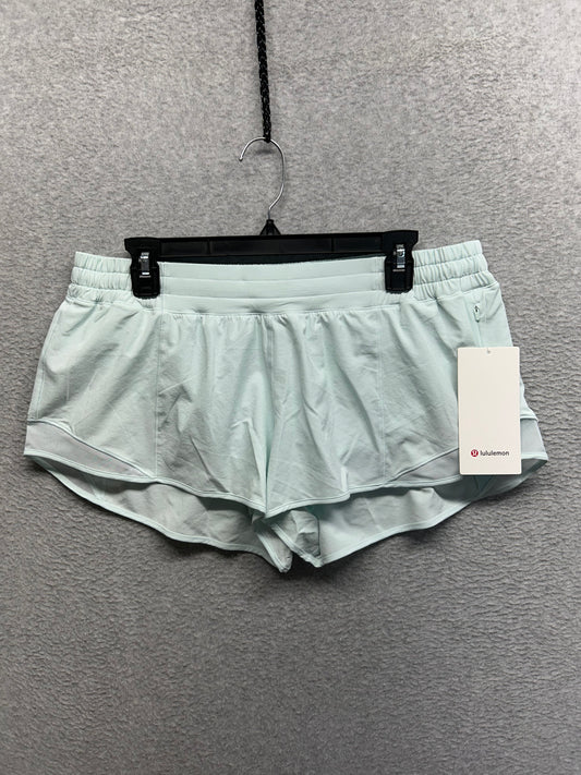 Lululemon Hotty Hot Low-Rise Lined Short 2.5" Size 14 Mint Breeze