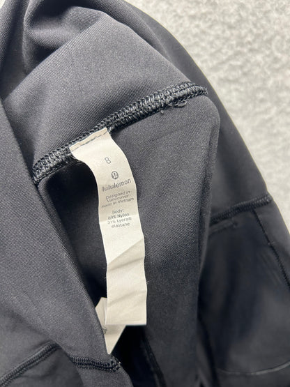Lululemon Wunder Under Crop High-Rise Full-On Luxtreme 20" Size 8 Black