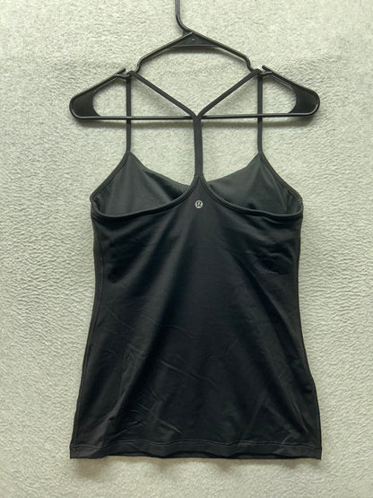 Lululemon Power Pose Tank Size 8 (Light Support For A/B Cup) Black