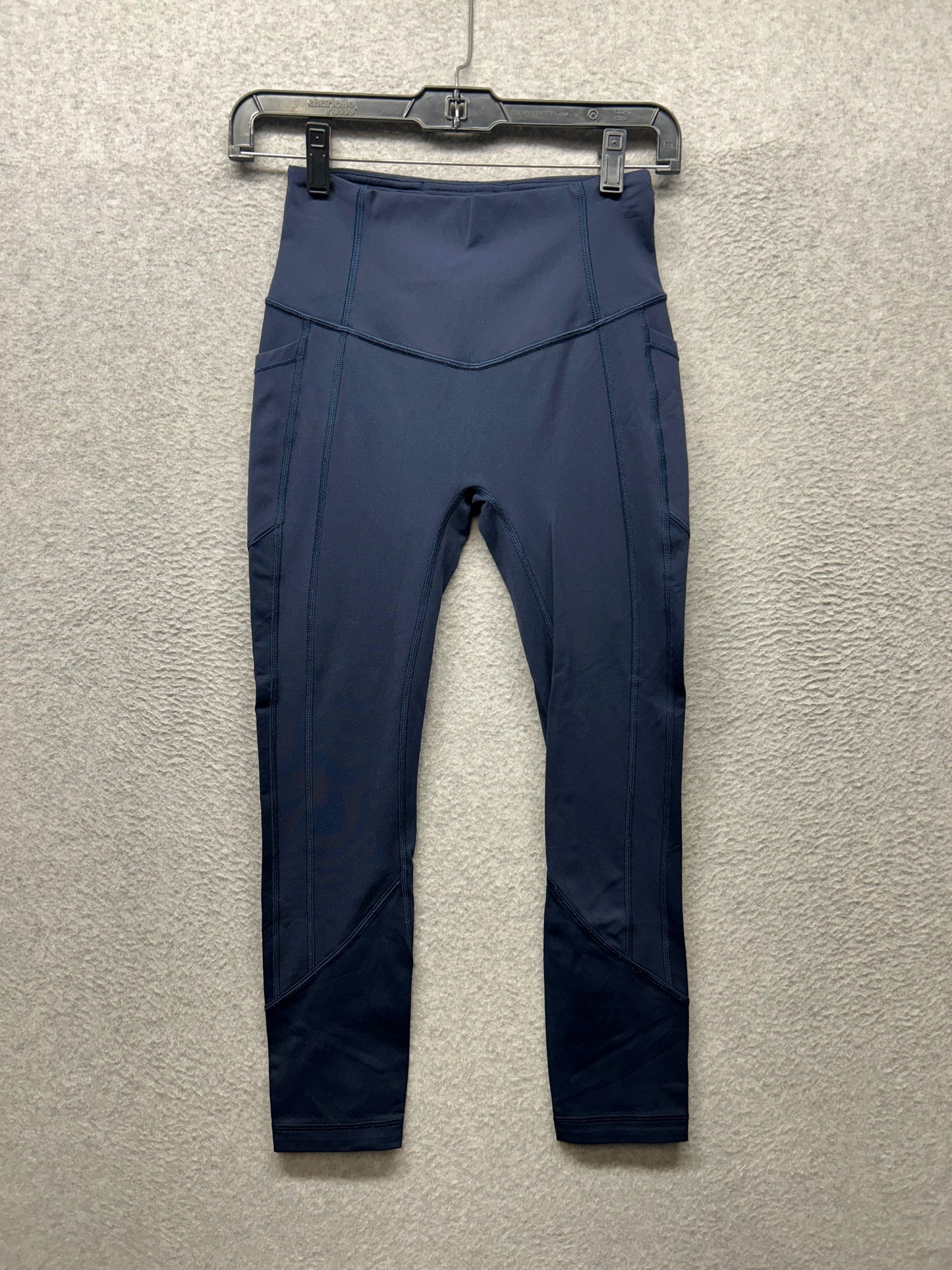 Lululemon All The Right Places Crop II 23" Size 4 True Navy