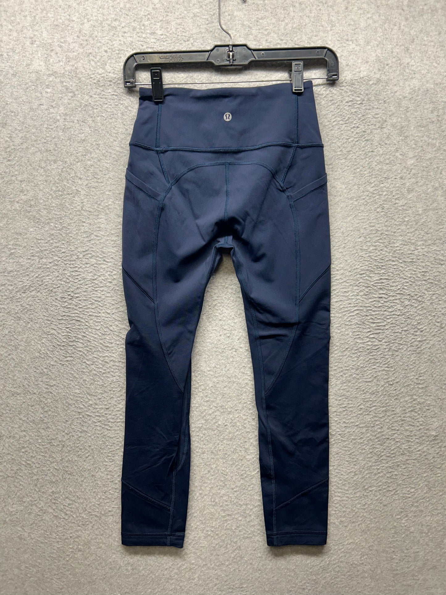 Lululemon All The Right Places Crop II 23" Size 4 True Navy