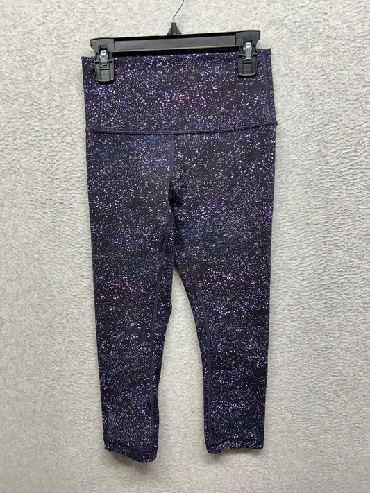 Lululemon Wunder Under Crop 21" Size 4 Crystalline Multi