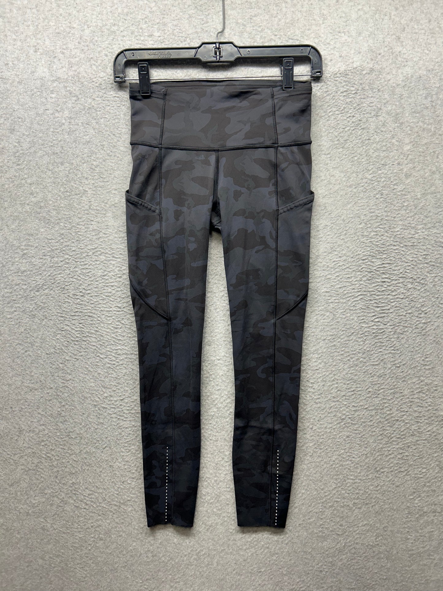Lululemon Fast and Free Tight II 24" Nulux Size 4 Incognito Camo Multi Grey