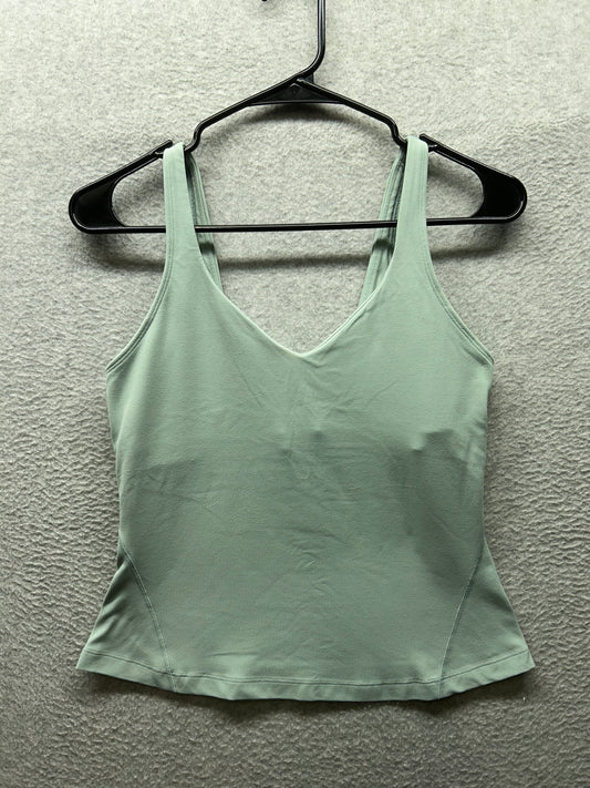 Lululemon Align Waist-Length Tank Top Size 8 Silver Blue