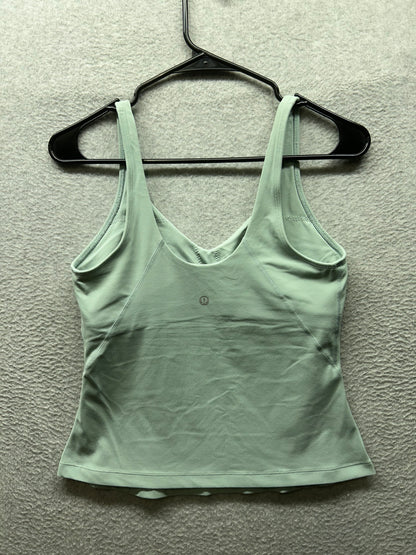 Lululemon Align Waist-Length Tank Top Size 8 Silver Blue