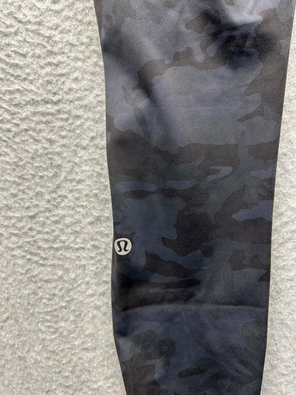 Lululemon Fast and Free Tight II 24" Nulux Size 4 Incognito Camo Multi Grey