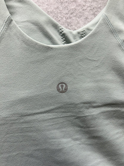 Lululemon Align Waist-Length Tank Top Size 8 Silver Blue